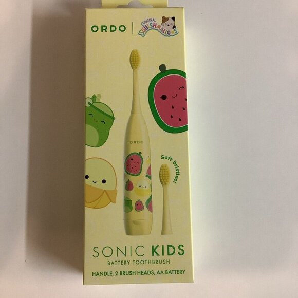 Squishmallow stuffed Animal & ORDO Sonic Kids Battery Toothbrush - New With Tags - Picture 3 of 7